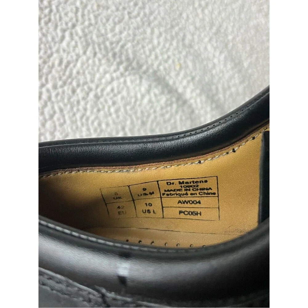 Dr. Martens Padded Leather Oxford Shoes Mens 9 Womens 10